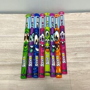 Scentos Scratch N Sniff Pencils Monster Characters Fun Scents 8 Pack 2017